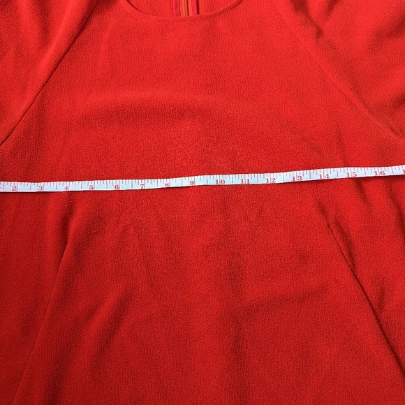 Whistles Red Long Sleeve Pencil Dress UK Size 10 - Picture 5 of 9